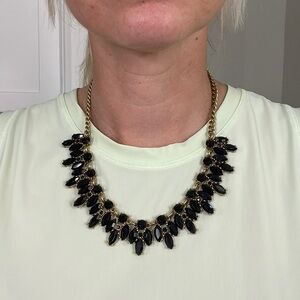 J Crew black necklace